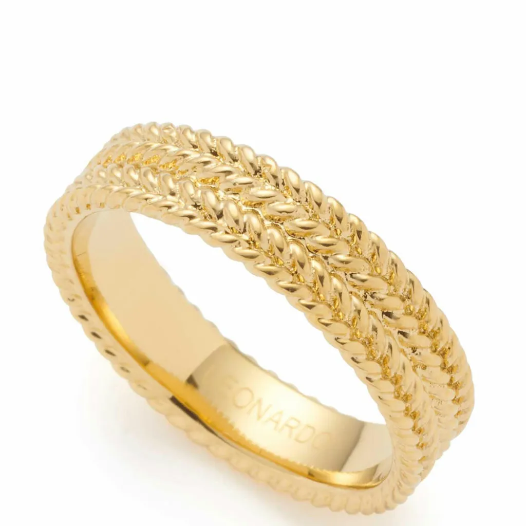Leonardo Anello Theresia Acciaio Oro: l'accessorio daily definitivo