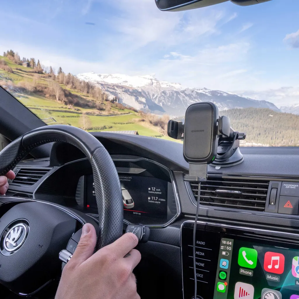 Support Voiture GPS avec Charge Induction Rapide WM7B Spacecase - 9