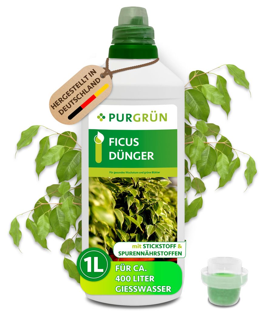 Purgrün Ficus-Dünger 1 Liter Produktbild 