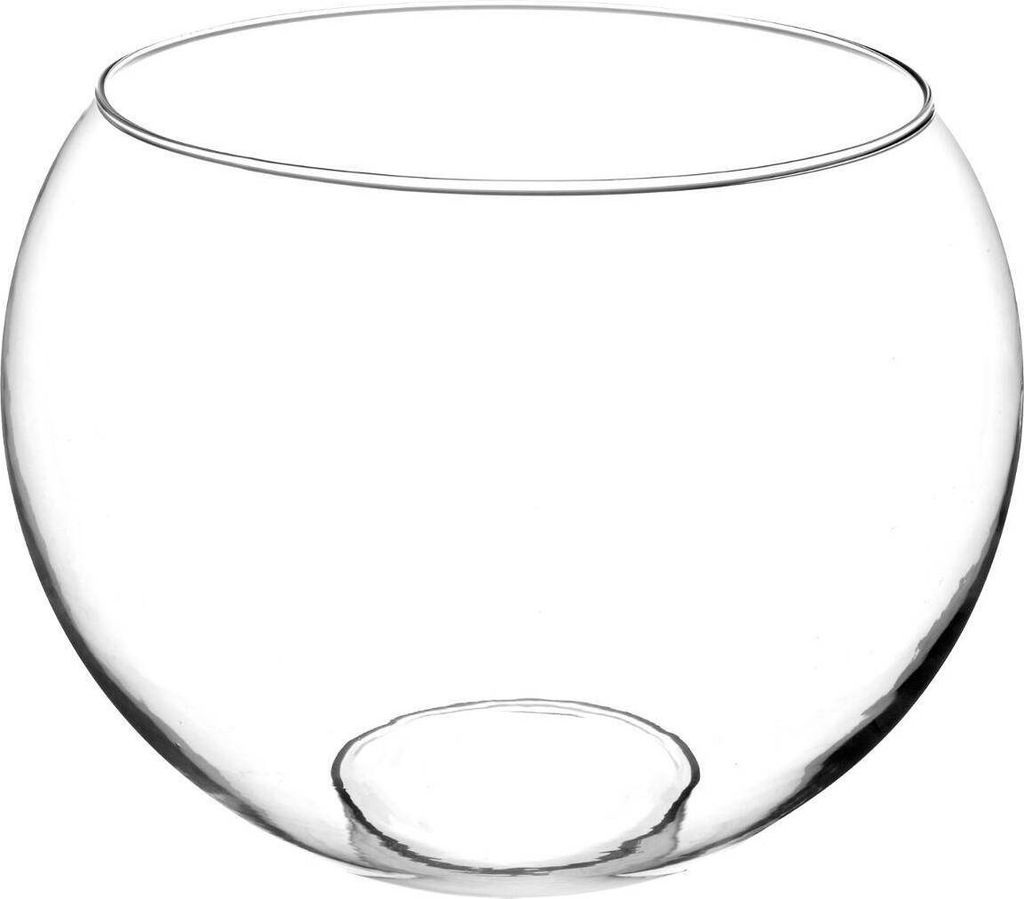Vase kugel glas h23cm - Atmosphera créateur d'intérieur