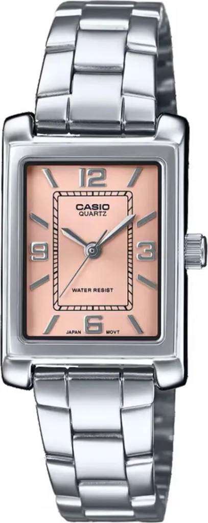 Casio LTP-1234DD-4A Orologio Analogico Donna Acciaio Inox Rosa