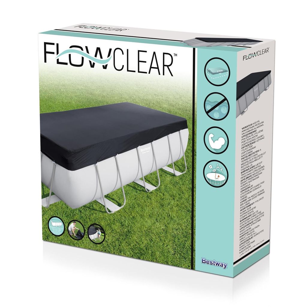 Bestway Poolabdeckung Flowclear 404x201 cm Produktbild 19
