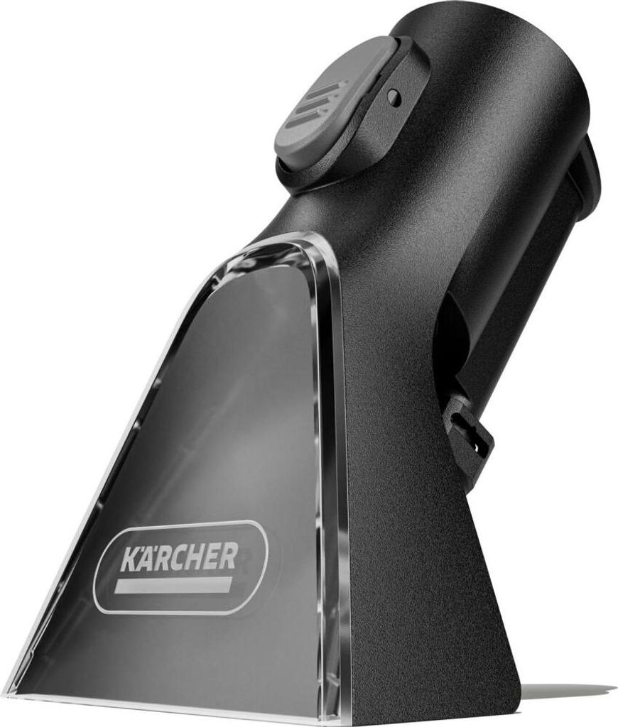 A close-up studio shot of a Karcher cleaning attachment on a white background.
