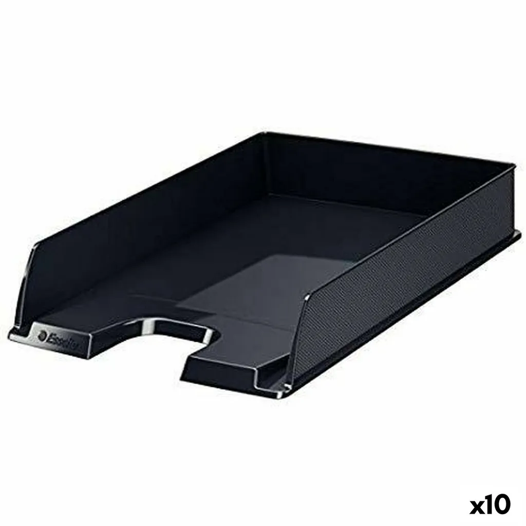 Esselte Europost Vivida Boîte aux Lettres A4 Noire - Réf 623940 Qualité