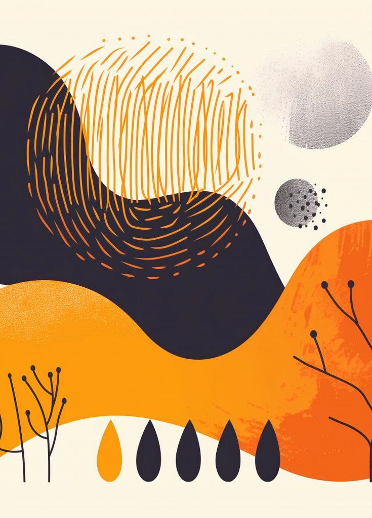 Poster 39,5x55cm Herbstliche Motivationen