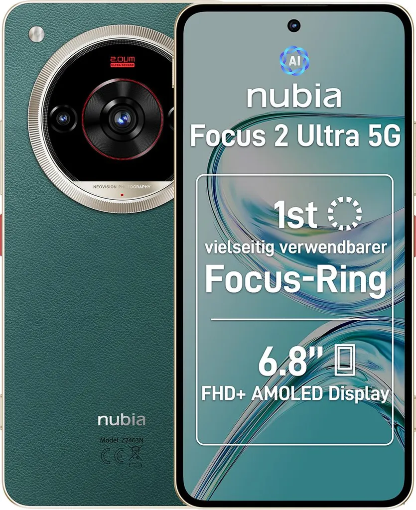 Smartphone 5G Nubia Focus 2 Ultra avec Écran 6.8 et Batterie 5000 mAh