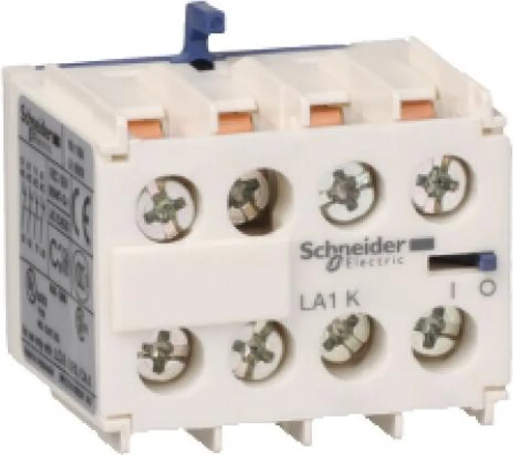 Contact auxiliaire Schneider LA1KN40 pour contacteurs TeSys K 4 NO