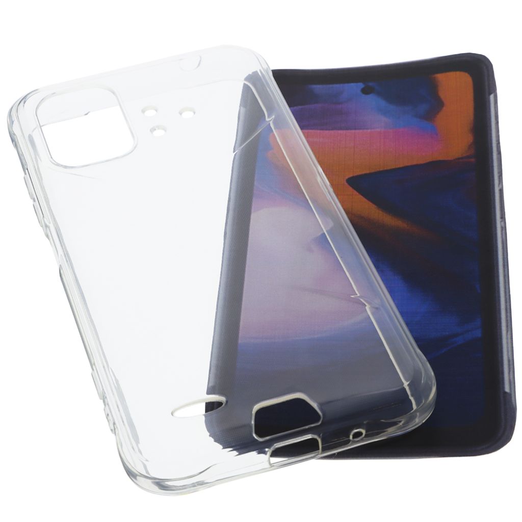 foto-kontor Hülle kompatibel mit UMIDIGI Bison GT2/GT2 5G Schutzhülle Tasche Gummi TPU Schutz Handytasche transparent