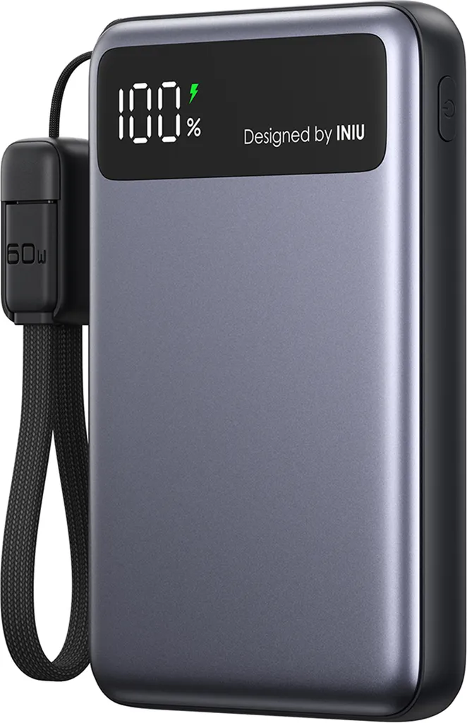 PB Pocket Pro S Batterie Externe 10k mAh Voyage et Travail USB-C Noir