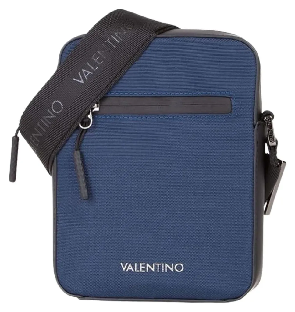 Petit Sac Bandoulière Valentino Tron Homme Anti-Encombrement Bleu Noir