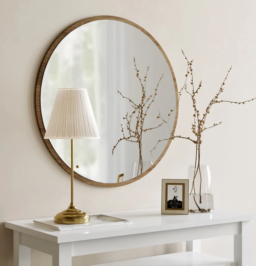 Skye Decor A707 Specchio Noce 60cm | Riflessi Naturali per la Casa