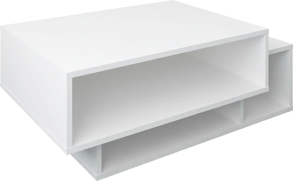 Table Basse de Salon Rectangulaire Bois Brun Sofatic Runila 88x50 cm - 2