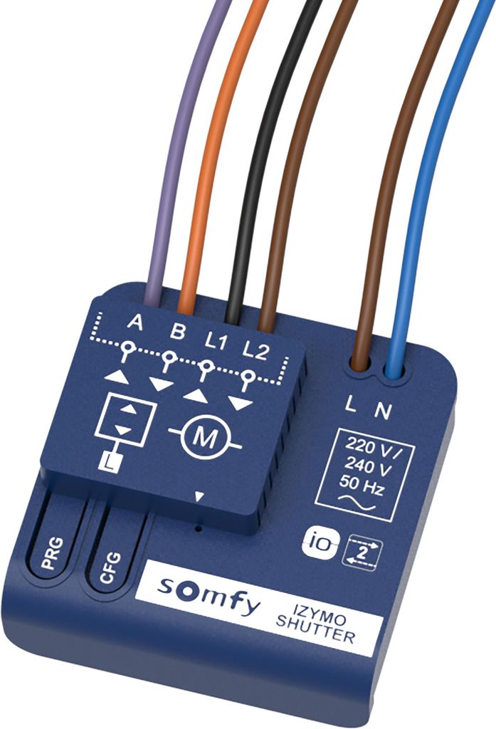 Somfy récepteur encastré volet roulant io Izymo Image du produit 