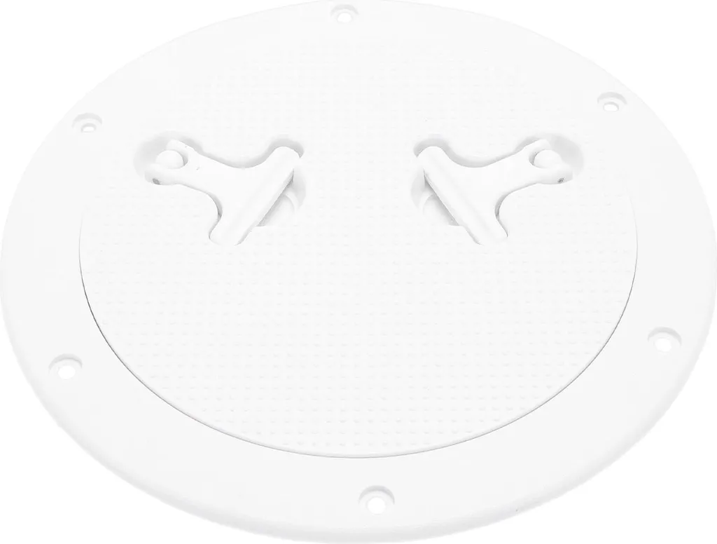 Trappe de pont étanche 9 pouces avec couvercle amovible anti-UV blanc