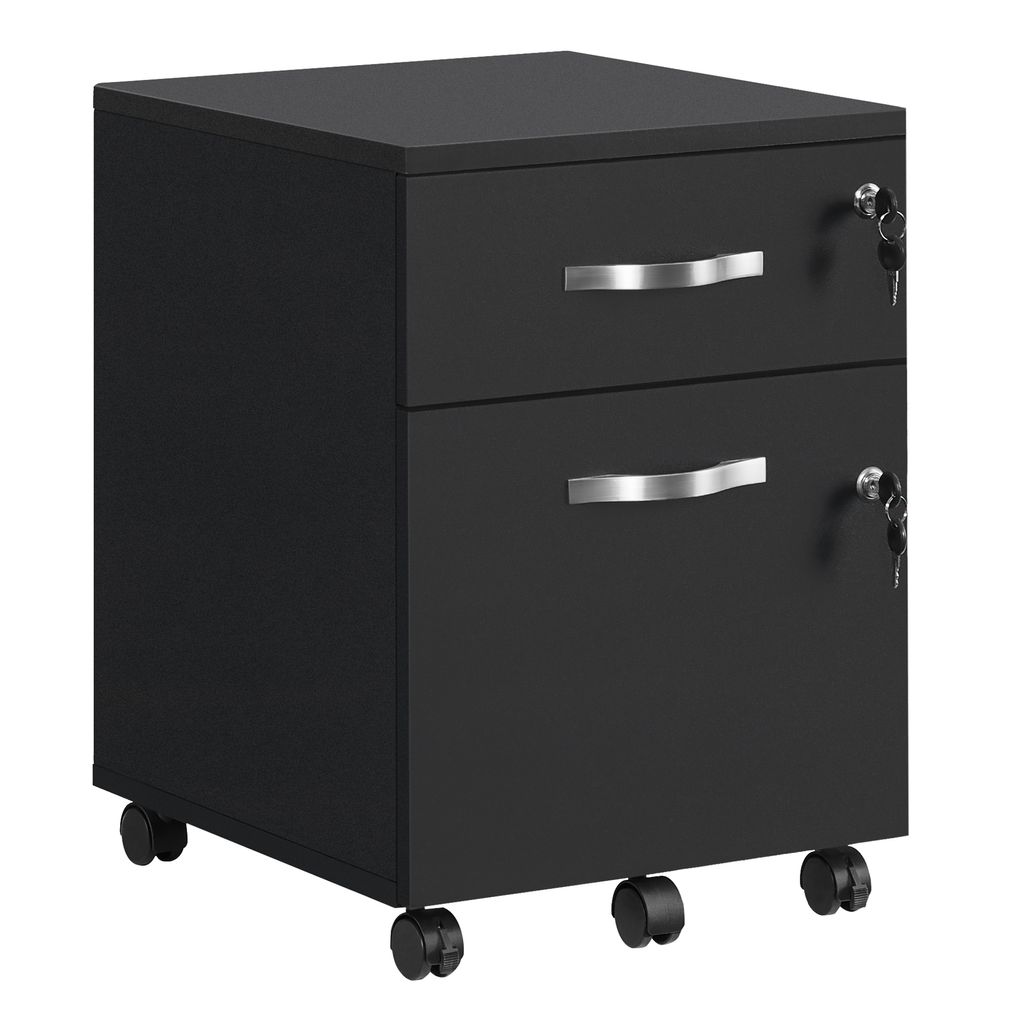 VASAGLE Rollcontainer, Aktenschrank 2 Schubladen, Produktbild 