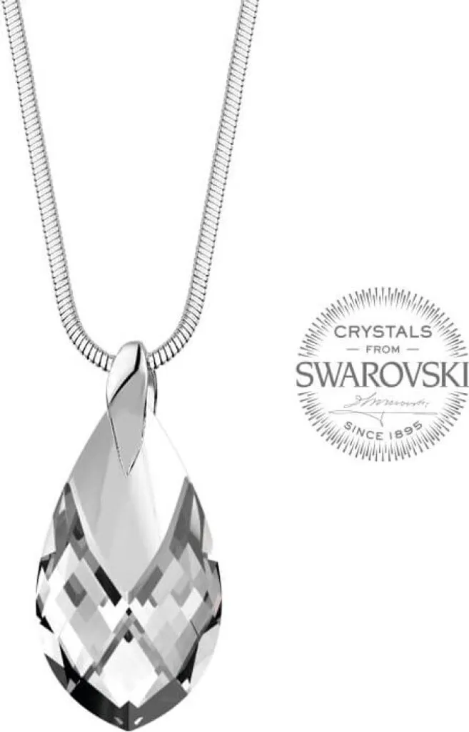 Collier cristal Metcap poire, l'accessoire idéal pour vos soirées et fêtes