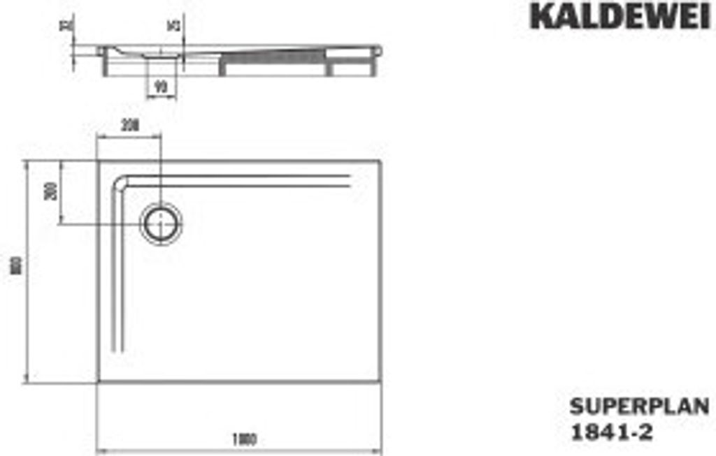 Kaldewei 384148040199 DW SUPERPLAN mit Wannenträger Produktbild 