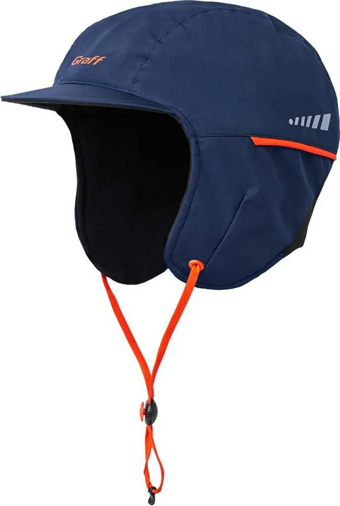 Casquette de Chasse et Pêche Hiver Graff - Protection Grand Froid Bleu