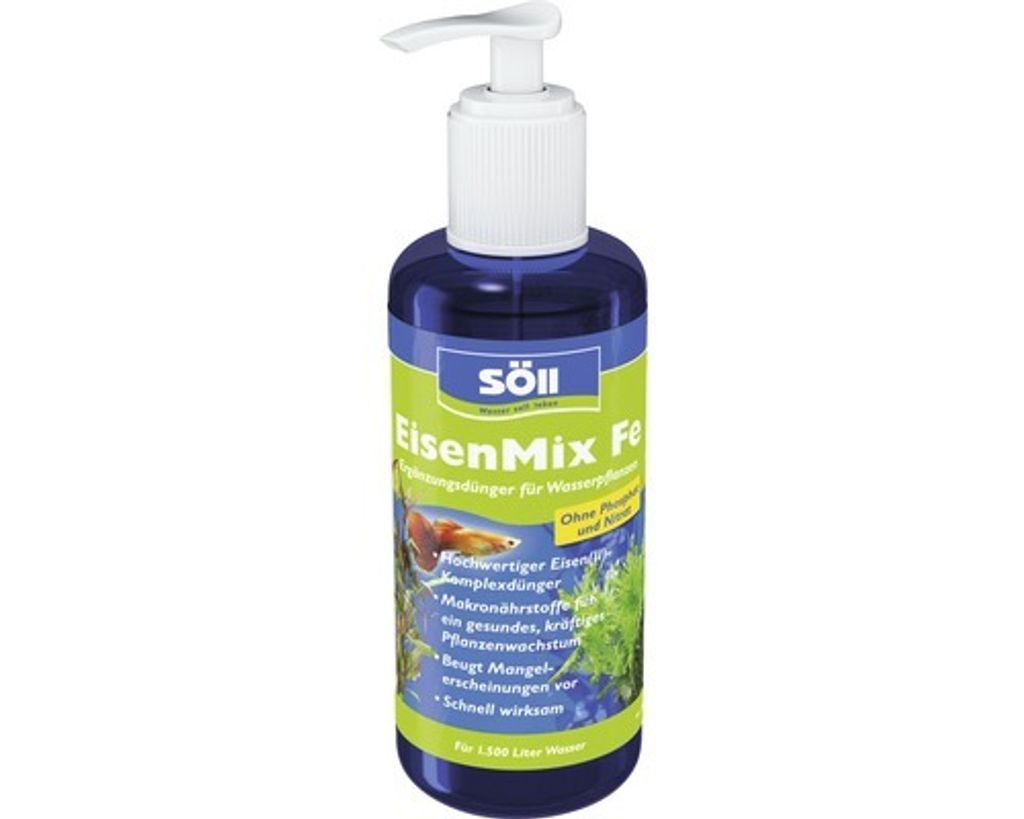Söll 250 ml Aquariendünger EisenMix FE für 1500 Liter