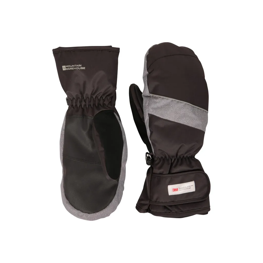 Gants de ski gris Pinnacle Extreme Mountain Warehouse pour haute montagne - 3