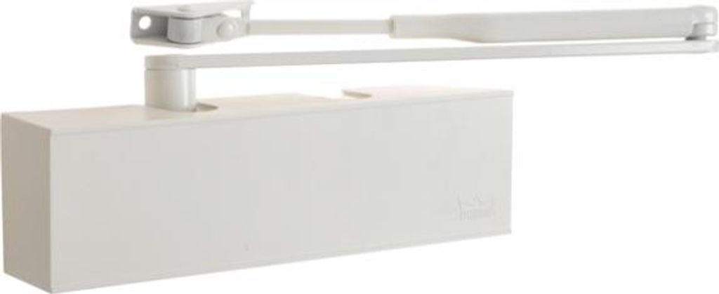 Türschließer DORMA TS 71 mit EN 3/4-Arm, weiß (Flügel bis 80 kg, max. Breite 1100 mm)