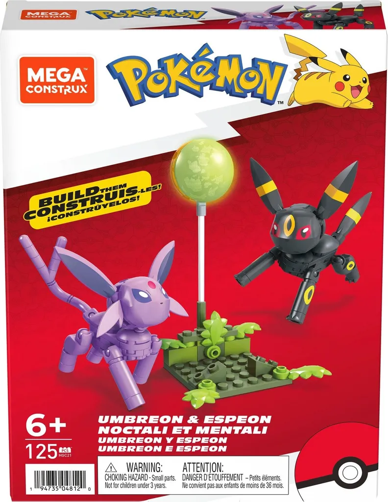 Pokemon Mega Construx Noctali Mentali : Kit Complet sans Manque