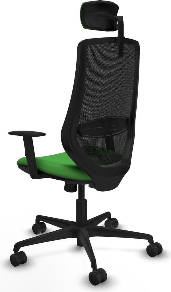Chaise de bureau pour ordinateur verte D036N2W confortable et réglable