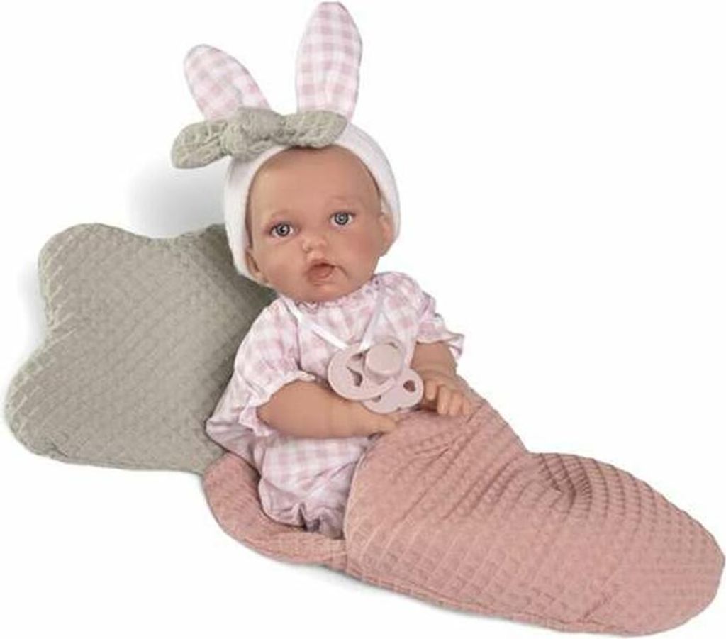 Spanische Petit Puppe mit Schlafsack 27cm