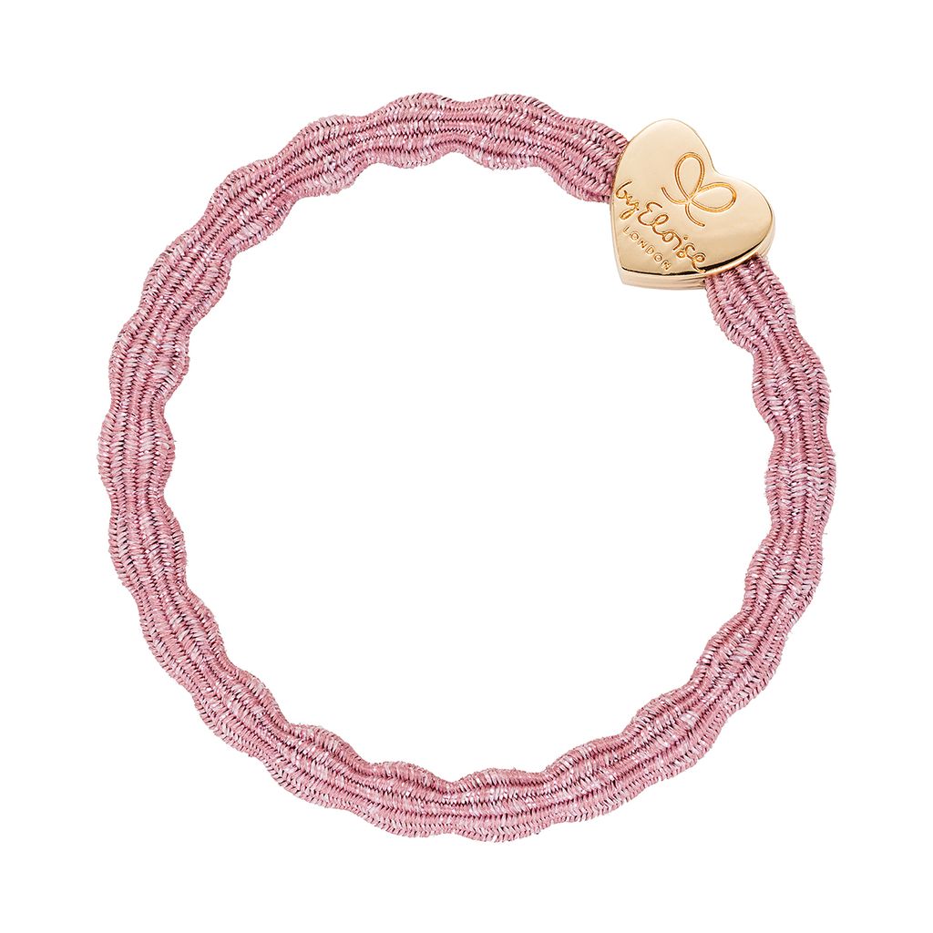 By Eloise London Metallic Gold Heart Rose Pink Produktbild 