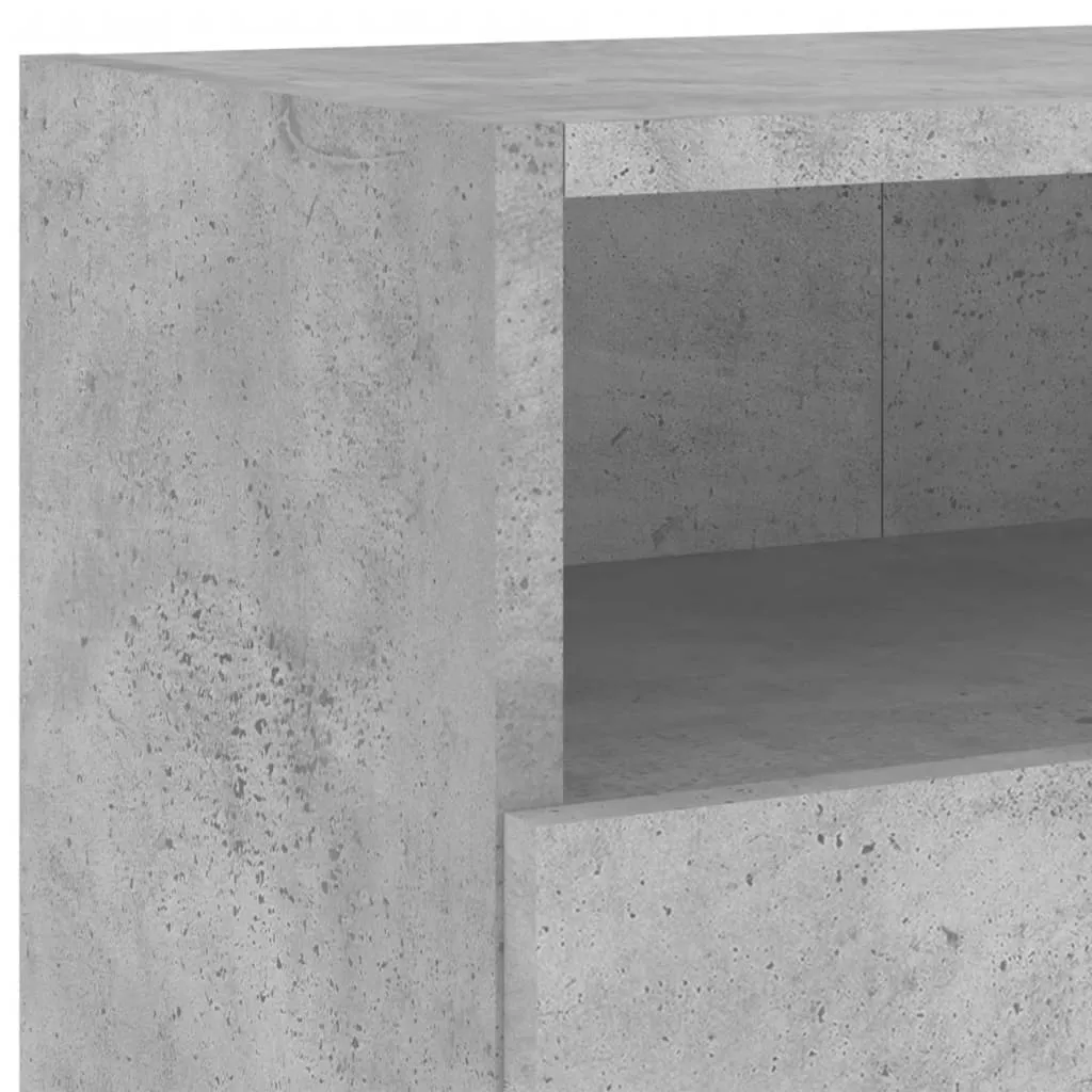 Maison Exclusive - Mobile TV grigio cemento 100x30x30 cm Materiale ligneo - 10