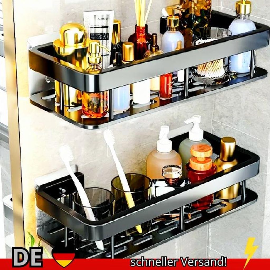 Badezimmer Lagerregal Kein Bohrer Regale An der Wand Montiert Eckregal