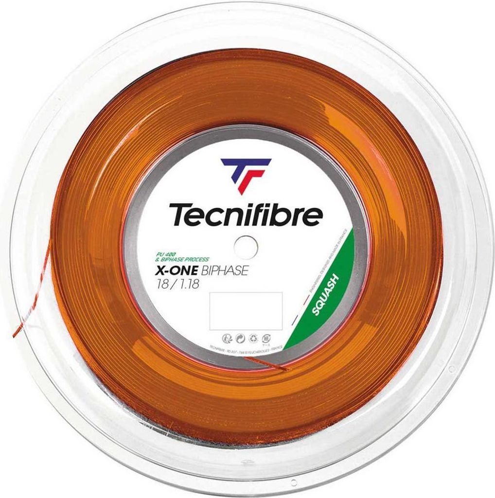 Tecnifibre X-one Biphase 200 M Kürbisrolle Orange 1.18 mm Orange 1.18 mm