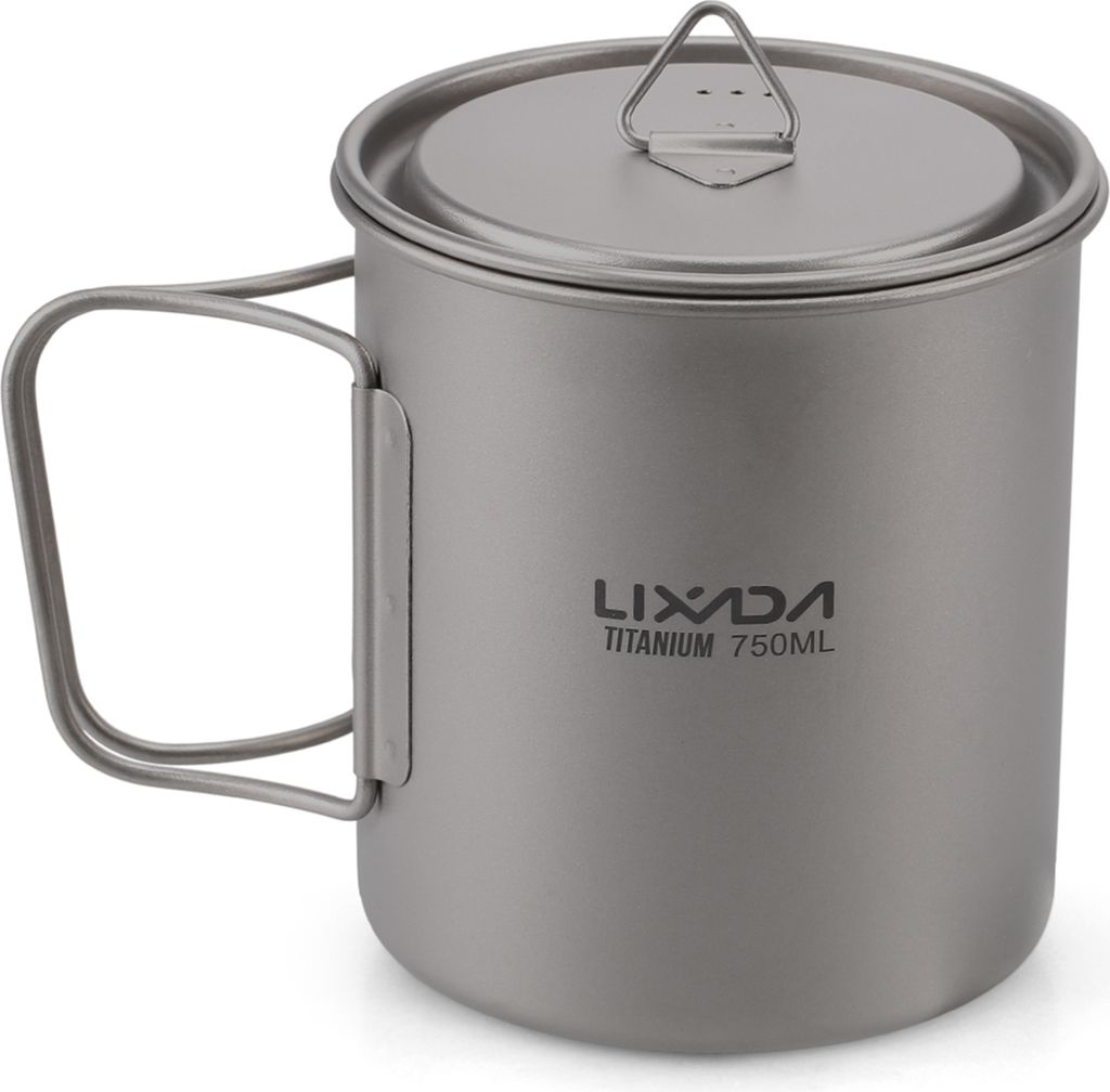 Lixada Titanium Topf Camping Tragbar Titan Wasser Tragbar Produktbild 