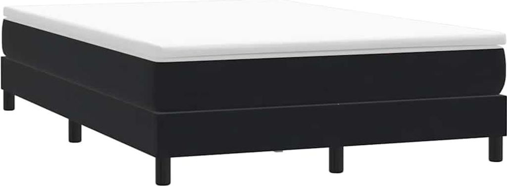 vidaXL Boxspringbed zonder matras, zwart, 140x220 cm, Productafbeelding 