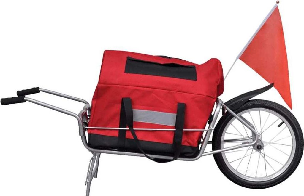 Vidaxl -Fahrradtransportanhänger mit 1 Rad und Image du produit 