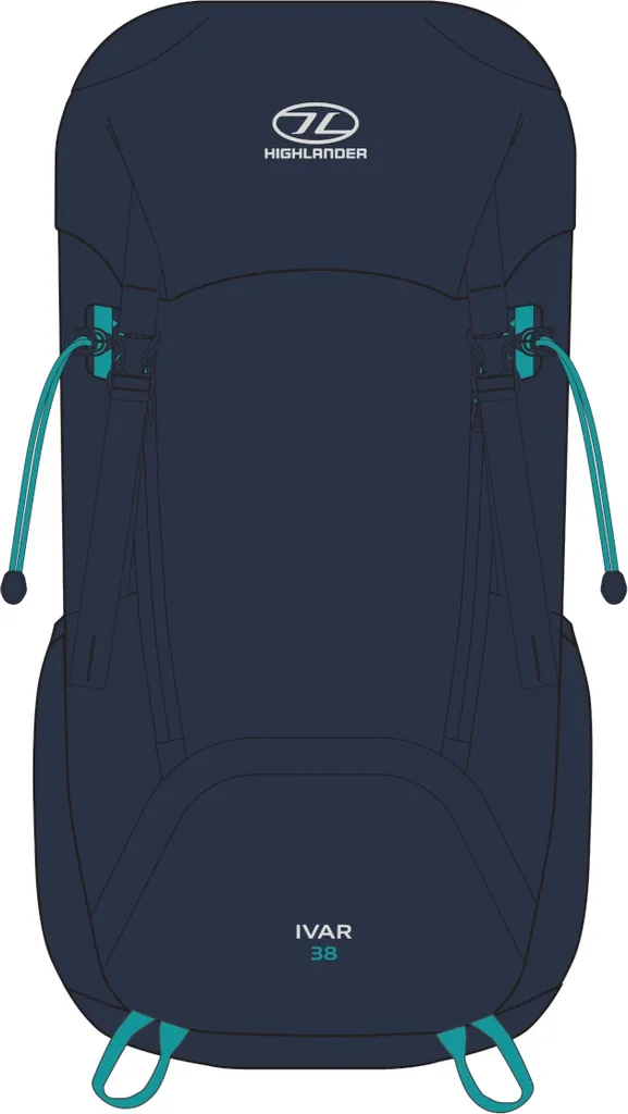 Sac à dos voyage femme 38L Highlander Ivar parfait pour Trek et Bivouac