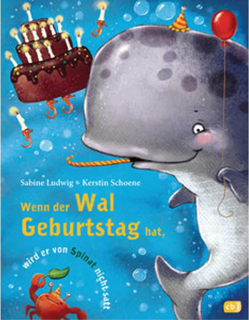Album illustré Wenn der Wal Geburtstag hat pour éveil bilingue enfant
