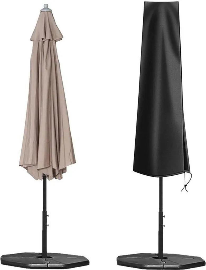Housse Parasol Imperméable 420D avec Fermeture Éclair et Anti-UV 2m
