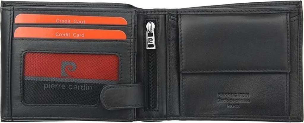 Portefeuille Pierre Cardin Cuir Véritable TILAK09 Multi-Rangements