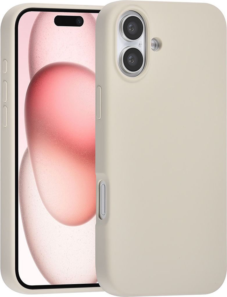 TUNIQ iPhone 16 Plus Back cover case - Premium Liquid silicone - Grey