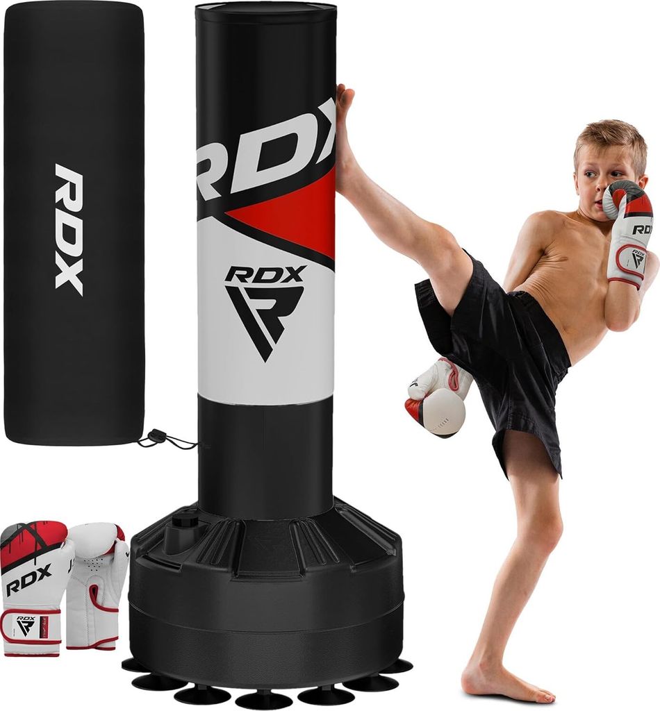 Standboxsack Freistehender Boxsack für Kinder von RDX, Kickboxen 4FT Kinder Boxsack