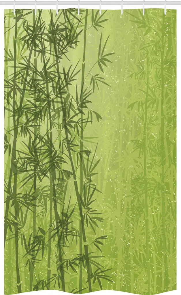 Tenda Bagno Design Bamboo 120x180 - ABAKUHAUS Tessuto Idrorepellente