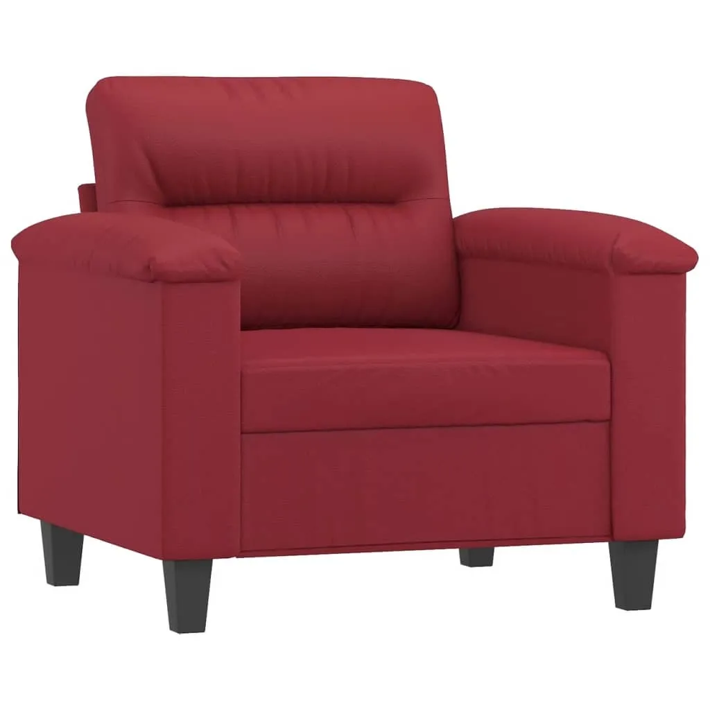 Poltrona vidaXL 60 cm Rosso Vino - Il Lusso della Similpelle per Te