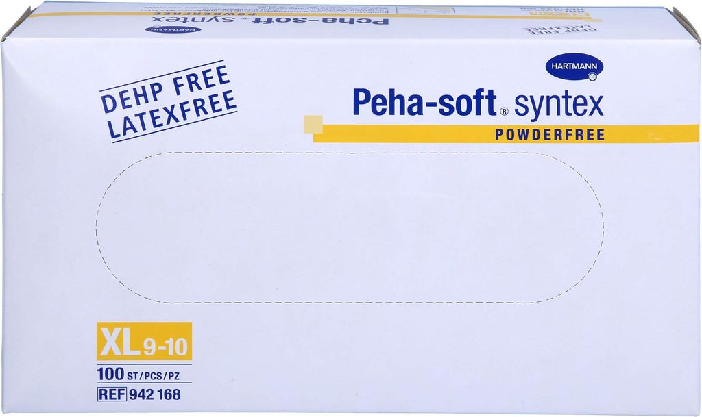Gants d'examen Peha-soft syntex pfr GrXL, 100 pces HAS Image du produit 