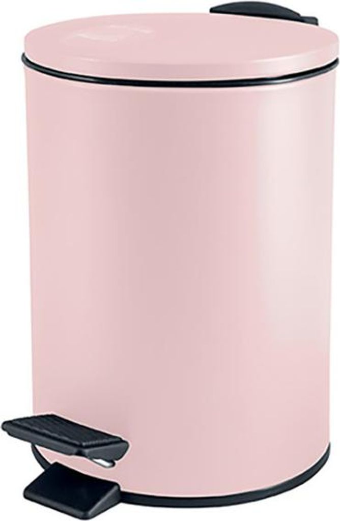 Spirella Treteimer Cannes - hellrosa - 3 Liter - Metall - Produktbild 