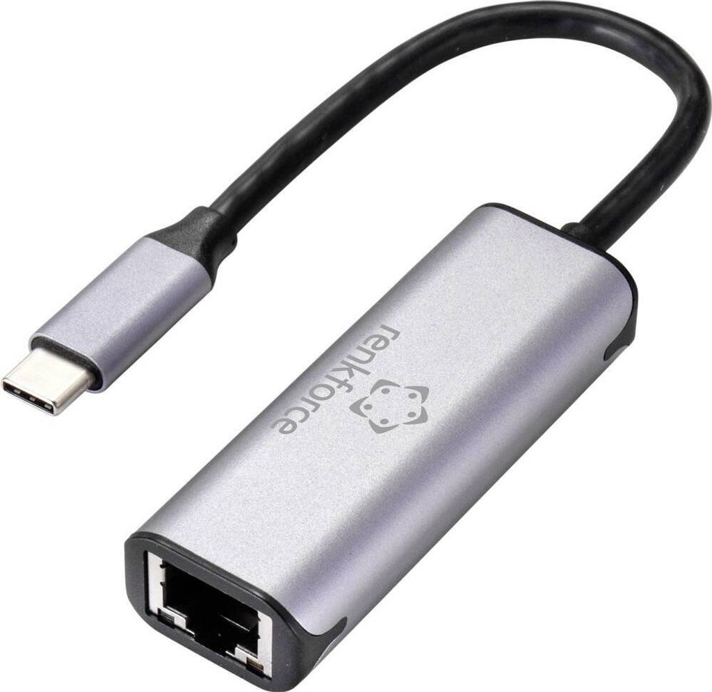 Renkforce RF-4599070 Netzwerkadapter 1000 MBit/s USB-C (USB 3.2 Gen 1)
