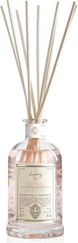 Logevy – Raumduft – Blühende Pfingstrose – 1 L – Blumige Noten von Jasmin und Rose