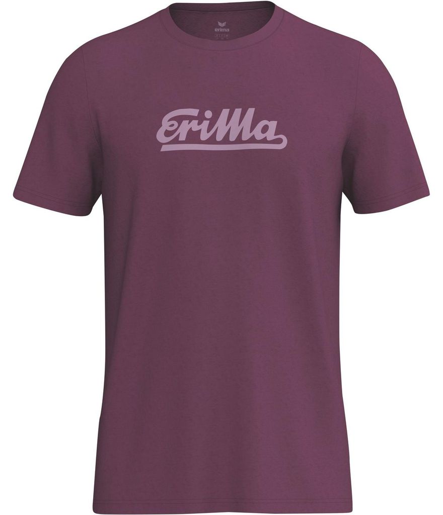 Erima Retro T-Shirt - burgund, Größe:XL