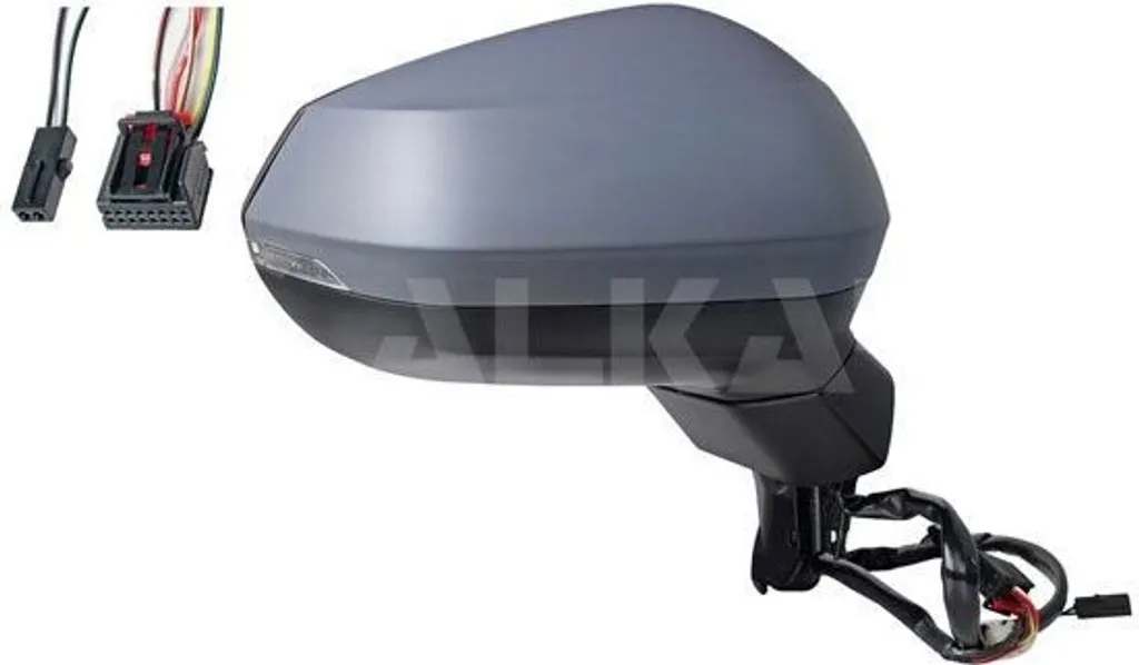 Rétroviseur extérieur ALKAR 9040827 apprêté avec réglage pour Audi Q3 F3