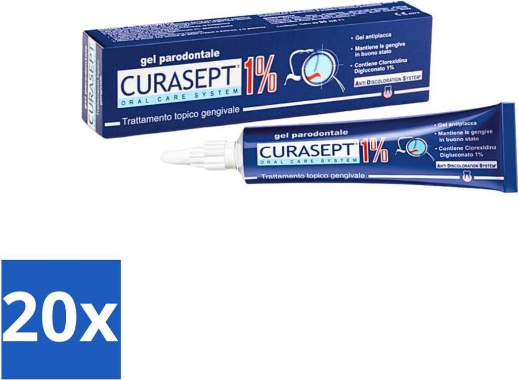 Curasept Parodontalgel 1% CHX 30 ml - Vorteilspack - 20 Stücke